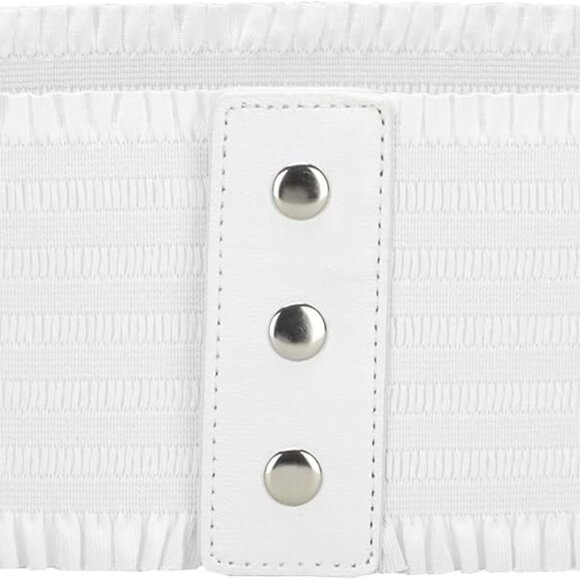Women's Stretchy Elastic Wide Belt Waist Cincher Corset Dress Accessory - Picture 1 of 9